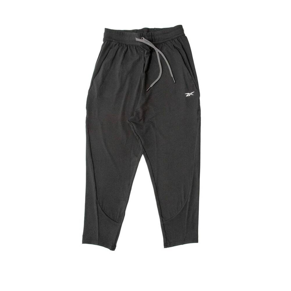 NEW REEBOK women's training supply jersey pant in black